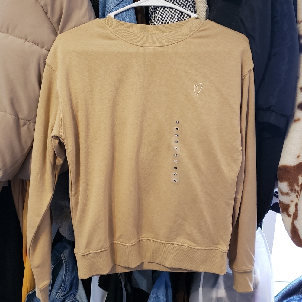 Khaki Crewneck sweater
